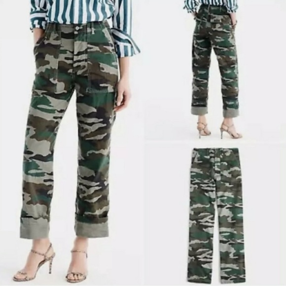 j crew camouflage pants